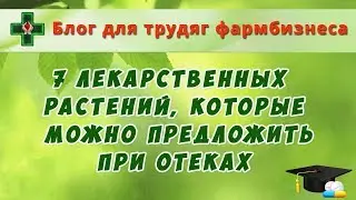 Какие 7 лекарственных растений можно предложить при отеках?