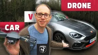 Abarth 124 Spider v DJI Mavic Pro - INSANE RACE and Review