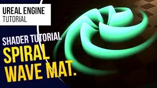 UE5 l How to Create Spiral Wave Material l Shader Tutorial l Unreal Engine 5