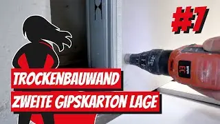 Gipskarton: Zweite Lage richtig anbringen. So erstellst du eine stabile Trockenbauwand.