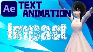 【After Effects】[TEXT ANIMATION] SHATTERING TEXT ANIMATION