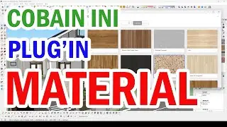 Architexture Plugin for Sketchup | Cobain pake ini banyak varian materialnya