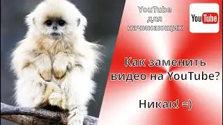 How to replace a video on YouTube without losing links and views to the video? No way! Does not give