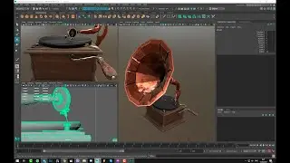 Разбор домашней работы в Maya ( мягкое выделение, ребра жесткости, режимы сглаживания)