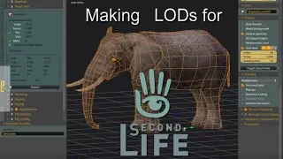 How to Make LODs for Second Life