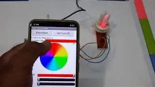 Arduino RGB LED Control using Bluetooth Android App