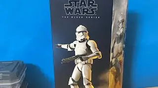 Star Wars action figure mail call black series clone trooper figure