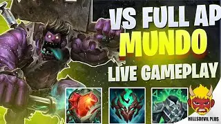 Dr. Mundo Vs Full AP = UNKILLLABLE! - Wild Rift HellsDevil Plus Gameplay