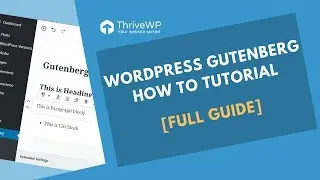 WordPress Gutenberg Tutorial - WordPress 5.0 Editor (How To) New WordPress editor explained