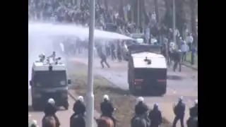 Riots at Feyenoord - Ajax back in 2005