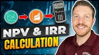 Calculate NPV & IRR Using Financial Calculator | BA II Plus