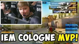 MVP OF IEM COLOGNE 2021! | BEST OF S1MPLE in IEM COLOGNE 2021