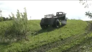 Самодельный вездеход - Волга + Газ 66 + Кировец