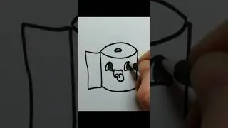КАК нарисовать туалетную БУМАГУ 