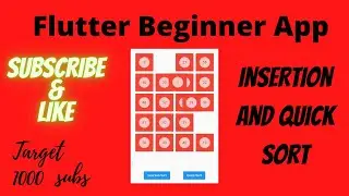 Flutter | Beginner Project | Sort Visualizer | Local Hero | Beginner Tutorial