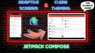 All there is to know about Clean Theming & Adaptive Screens |  #android #jetpackcompose
