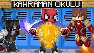 KAHRAMANLAR KÖTÜLERE KARŞI İYİLER YARIŞMASI! (1 SAAT) - Minecraft