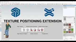 How to adjust texture using Texture positioning tool || In Telugu