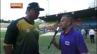 Conversando con los protagonistas desde el terreno de juego. UNtv.