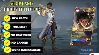 Script Skin Brody Collector No Password | Full Effect Voice | Patch Terbaru 2022