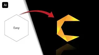 How To Create Modern Logo Design in  Adobe Illustrator | illustrator Tutorial