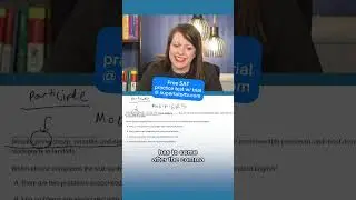 Must-Know SAT Tip: Modifiers!