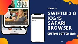 SwiftUI 3.0 - iOS 15 Safari Browser - Custom Tab Bar - Complex Animation’s - WWDC 2021 - Xcode 13