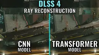 DLSS 4 Ray Reconstruction - Transformer vs CNN Model - RTX 3070 - Cyberpunk 2077 - 1440p