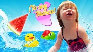 ¡Yo soy Bianca! Bianca aprende a nadar. Canción para niños. Vídeo infantil.