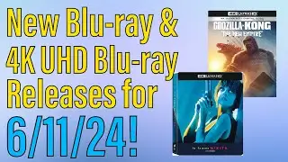 New Blu-ray & 4k UHD Blu-ray Releases  for June 11th, 2024!