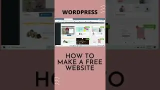 How to make a free website 