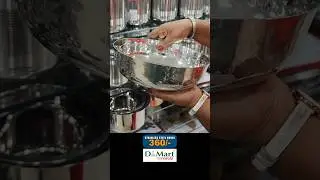 Dmart Latest 5pcs Steel Kadai Set @ 769/- & more 