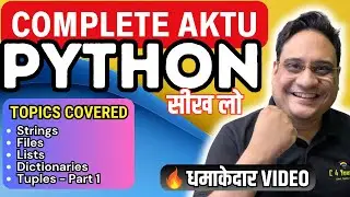 AKTU Python - Zero2Hero - Part 2