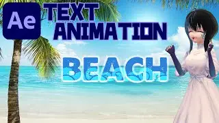 【After Effects】[TEXT ANIMATION] LIQUID TEXT ANIMATION