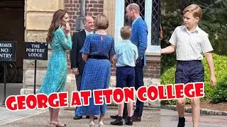 Prince George visits Eton with William and Kate sparking rumours he'll go to dad's school