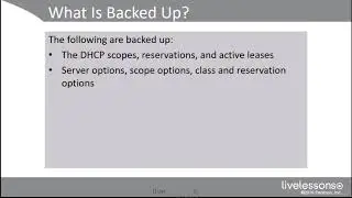 Backup and restore the DHCP database