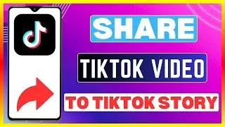 How To Share A TikTok Video To TikTok Story | Share Someone Video To TikTok Stories