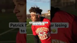 Patrick Mahomes after Eagles Loss‼️😱 