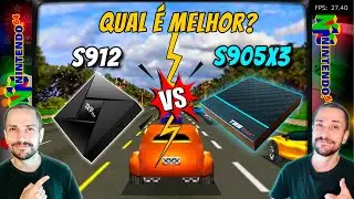 S905x3 T95 Max+ e s912 TX9 Pro: teste e comparação de FPS jogos N64 no EmuELEC em TV Box Amlogic