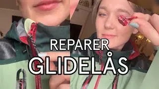 REPARERE glidelås ved å bytte drager/