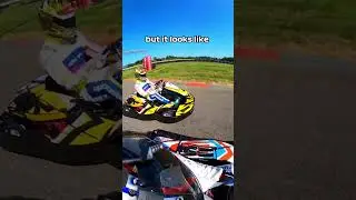 NICE HELMET, now let me copy your racing line...