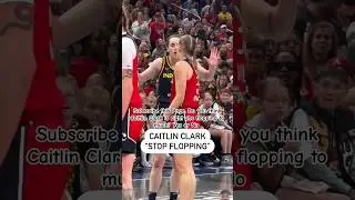 During a WNBA game, Caitlin Clark told a Washington Mystic player to quit trying to flop every time.
