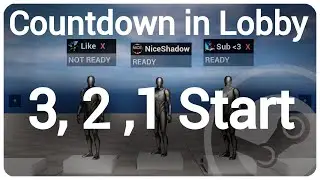 Integrate Countdown in Steam Lobby - Unreal Engine 5 Tutorial [UE5]