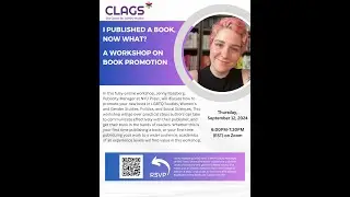 “I Published a Book, Now What?” with Jenny Rossberg from NYU Press