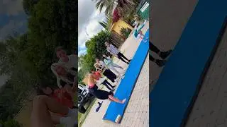 Boys vs girls handstand challenge ! -ft @drewdirksen 