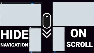 Make the Navigation Bar Auto Hide on Scroll in 2 Minutes