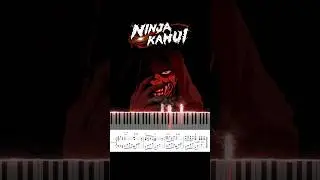Ninja Kamui Op - Vengeance (Lofi Piano Tutorial + Sheet Music)