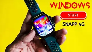 Windows Launcher On Fireboltt SNAPP 4G Smartwatch | Runs Super smooth | 2/16gb variant !