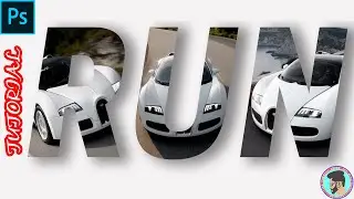 How to Place Text Behind an Object in a Photoshop | Photoshop Tutorial