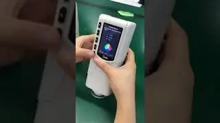 NR100 Colorimeter Chroma Meter Low Cost Color Meter Operation Video